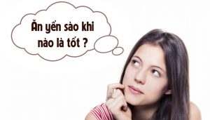 Uống thuốc tây ăn yến được không