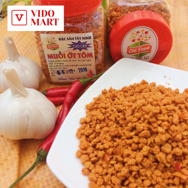 Combo 3 hộp muối tôm loại 1 - Đặc sản Tây Ninh