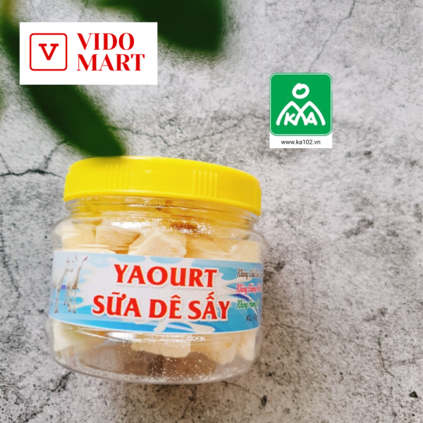 Sữa chua/ Yaourt sữa dê sấy vị tự nhiên – Hũ 40g