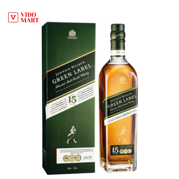 Rượu JOHNNIE WALKER Green Label 750 ml / 43%