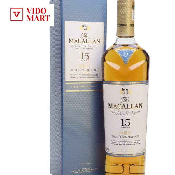 Macallan 15 Triple Cask 700ml 43% Vol