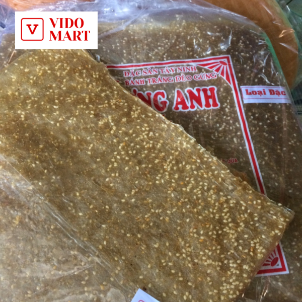 Bánh Tráng Dẻo Gừng Mè - Đặc Sản Tây Ninh