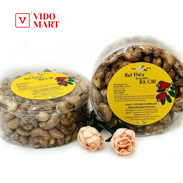 Hạt Điều Rang Muối Vỏ Lụa 500gr
