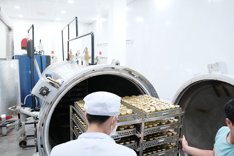 Quy trình sản xuất yến sào đóng hũ